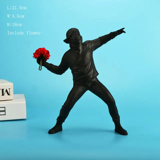 Banksy Flower Thrower