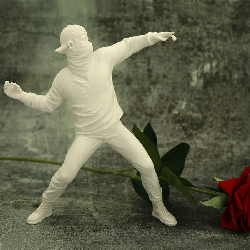 Banksy Flower Thrower