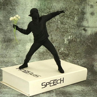 Banksy Flower Thrower