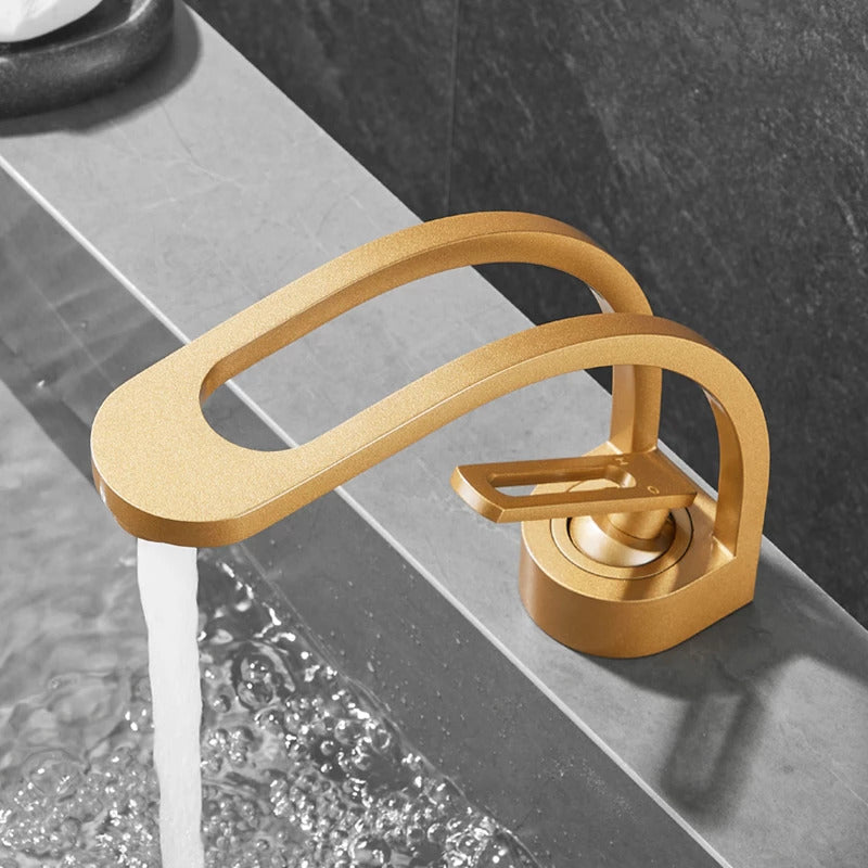 Miravique - Curved Dual-Channel Modern Bathroom Faucet