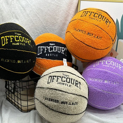 Basketball Plush Pillow - Soft and Fluffy - Kids and Adults - Birthday Gift