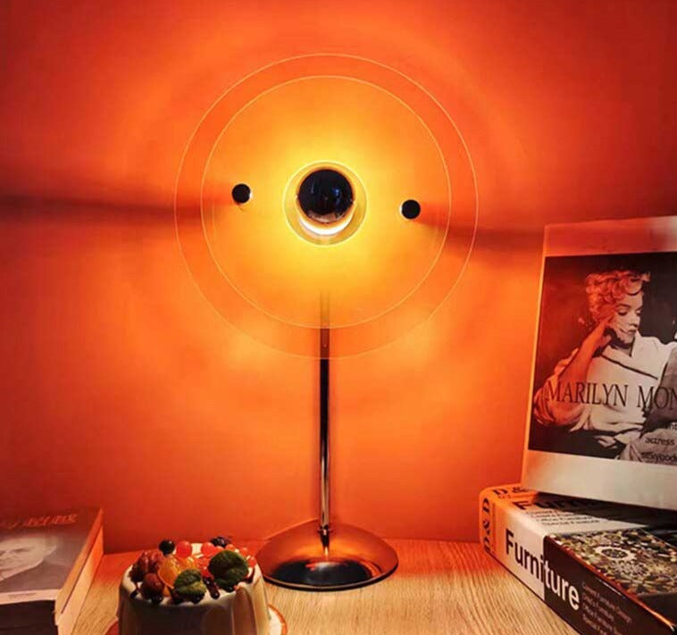 Bauhaus-inspired Retro Aura Lamp