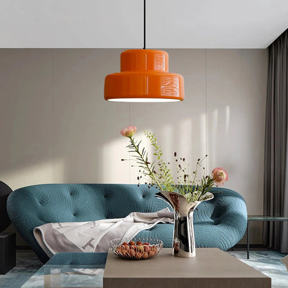 RetroSphere - Design Orange Pendant Lamp