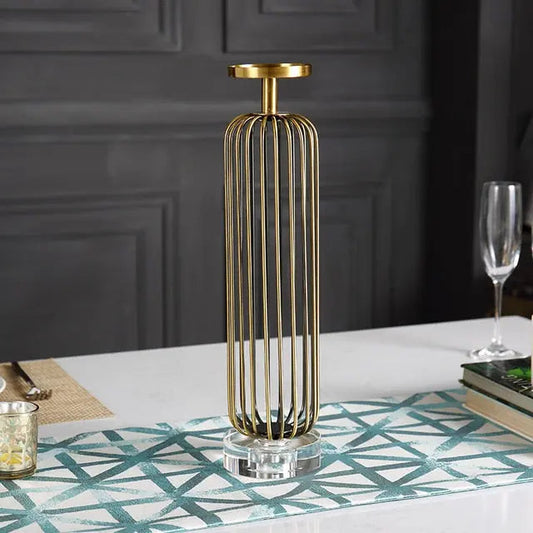 Belevue Brass Candle Holder