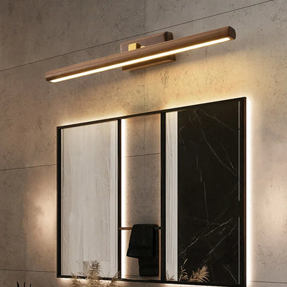 LumiMystic - Black walnut lamp - perfect for bathroom