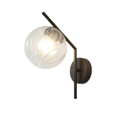 Miravique - Modern Glass Globe Wall Light