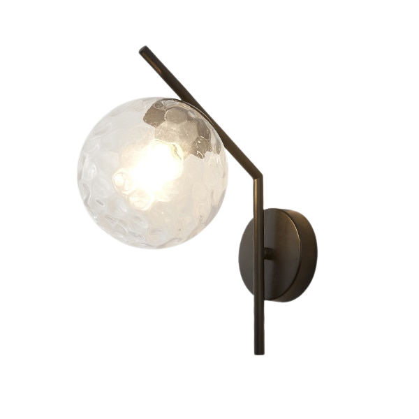 Miravique - Modern Glass Globe Wall Light