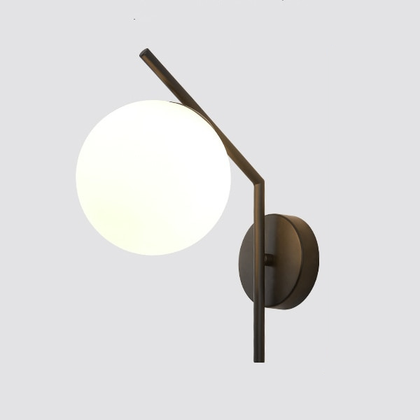 Miravique - Modern Glass Globe Wall Sconce