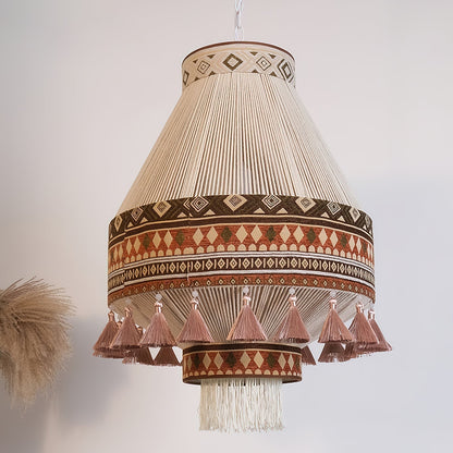 Bohemian – Pendant lamp with fringes