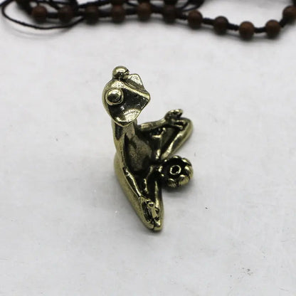 Brass Meditating Frog