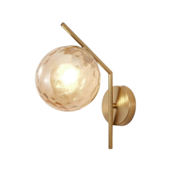 Miravique - Modern Glass Globe Wall Light