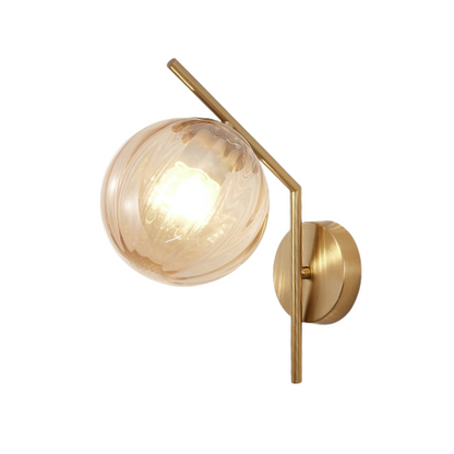 Miravique - Modern Glass Globe Wall Light