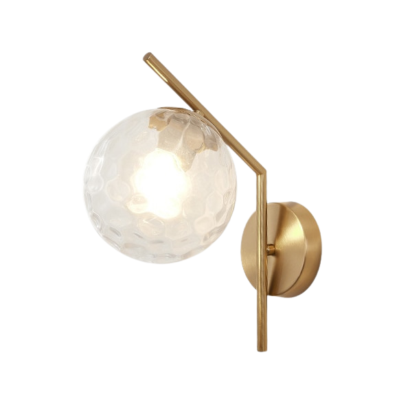 Miravique - Modern Glass Globe Wall Light