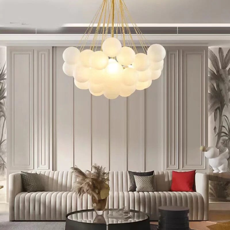 Vrimlo Frosted Ball Chandelier