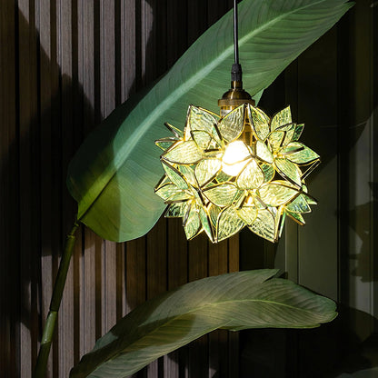 Capiz pendant light lamp