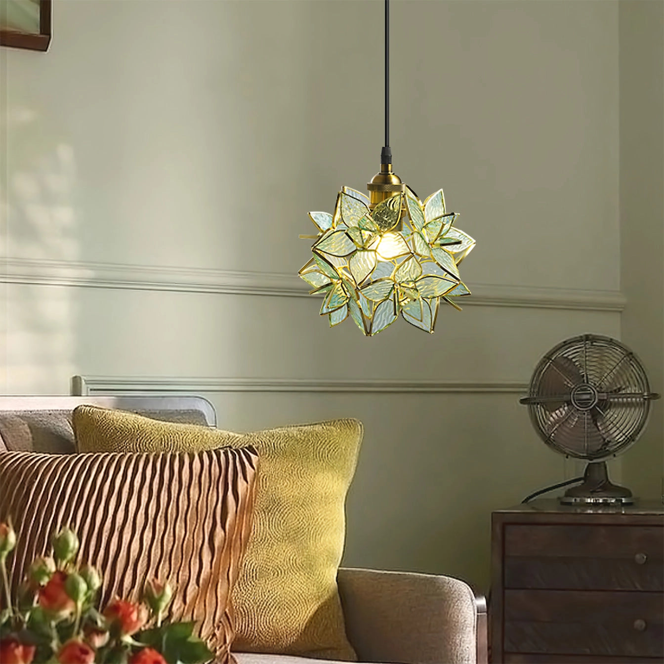 Capiz pendant light lamp