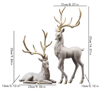 Luxury Reindeer Sculpture