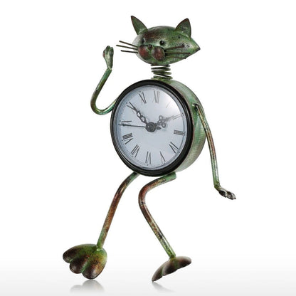 Cat Display Clock - Adorable Personality for Your Wall