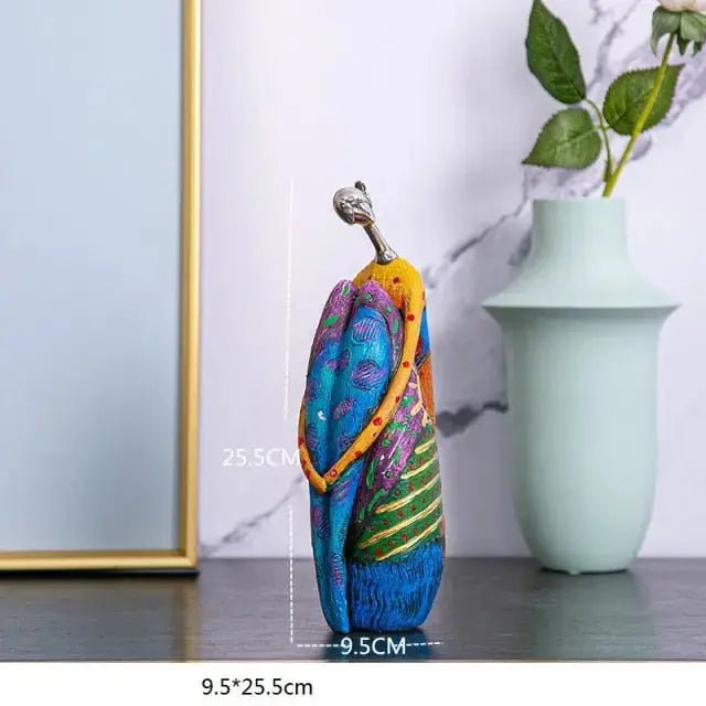 Colourful Girl Sculpture