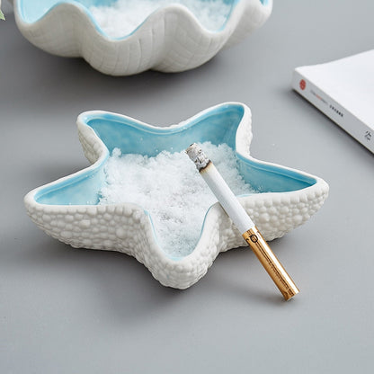 Porcelain Conch Ashtray