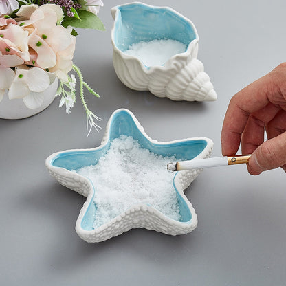 Porcelain Conch Ashtray