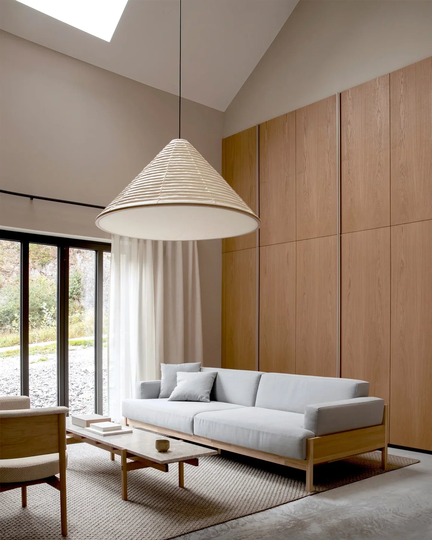 Cone Washi Pendant Light lamp