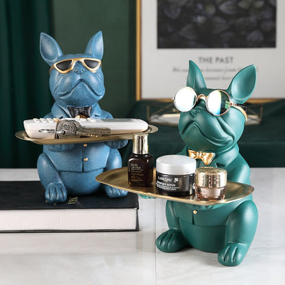 Cool French Bulldog Golden Tray