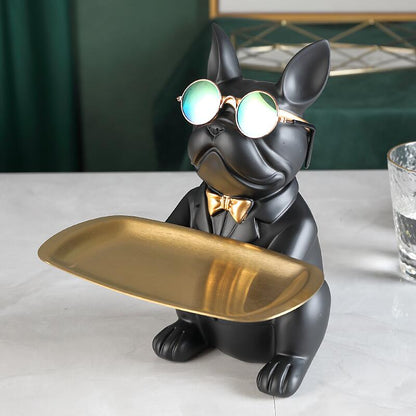 Cool French Bulldog Golden Tray