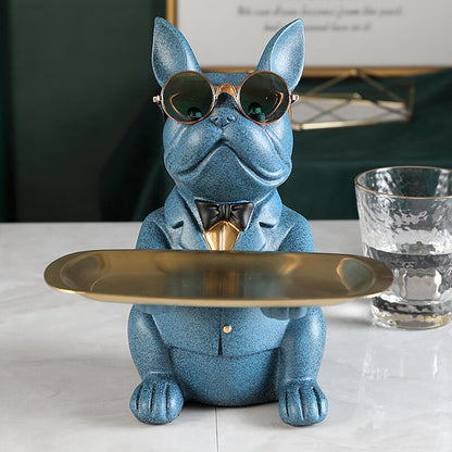 Cool French Bulldog Golden Tray