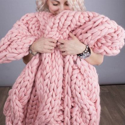 Deluxe Braided Wool Blanket