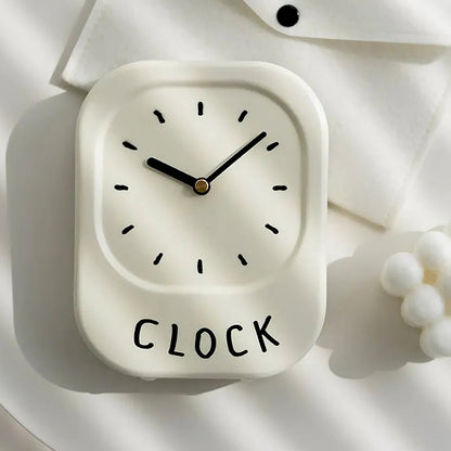 Cream White Minimalistic "Clock"