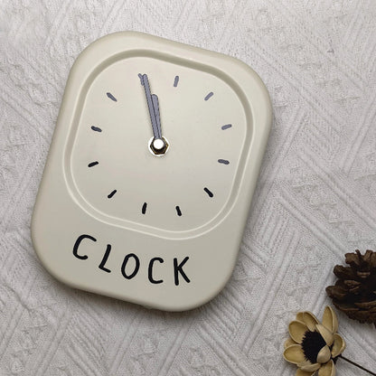 Cream White Minimalistic "Clock"