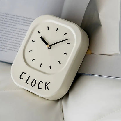 Cream White Minimalistic "Clock"