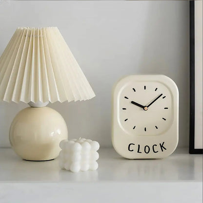 Cream White Minimalistic "Clock"