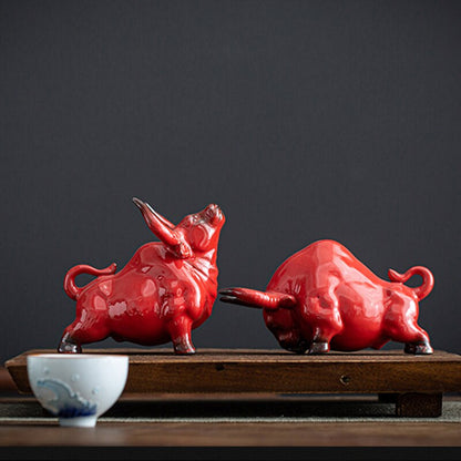 Ceramic Raging Bull