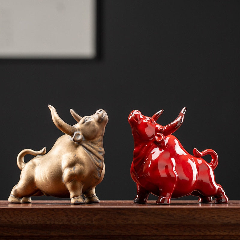 Ceramic Raging Bull