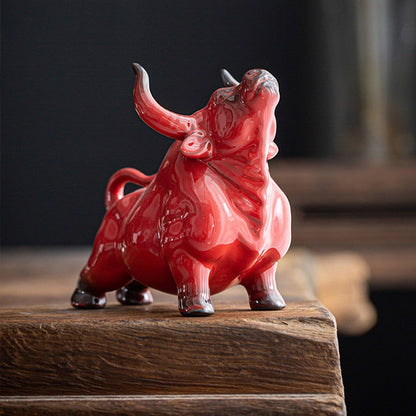 Ceramic Raging Bull