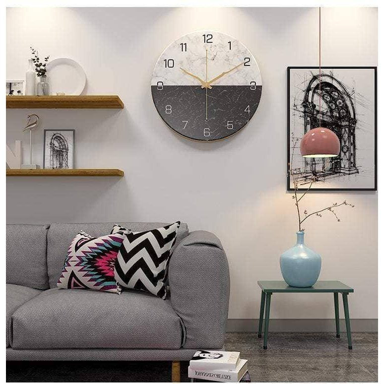 Creative Marble Wall Clock - A Touch of Elegance for Your Home