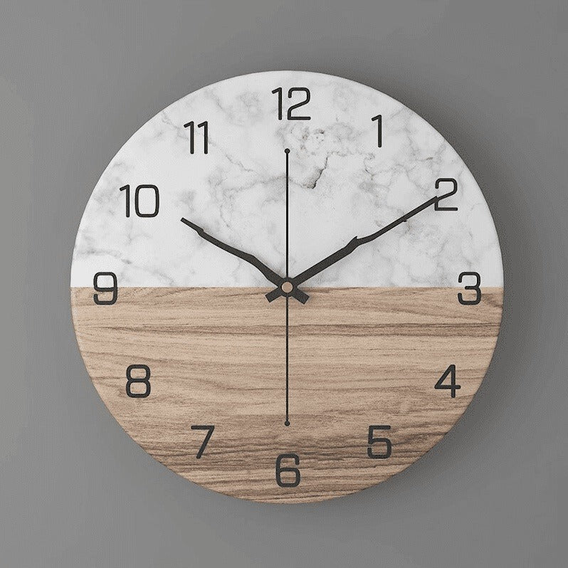 Creative Marble Wall Clock - A Touch of Elegance for Your Home