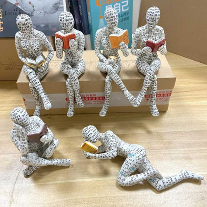 Creative Resin Reading Woman Statue