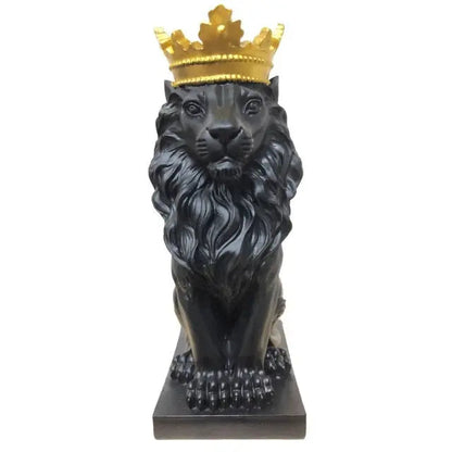 Crowned Lion Statue