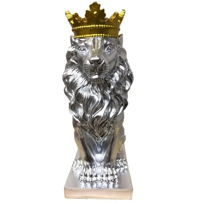 Crowned Lion Statue