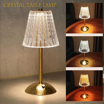 UniGlow - Dimmable Crystal Decor Table Lamp