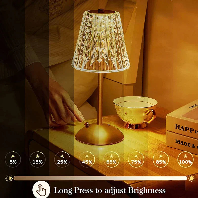 UniGlow - Dimmable Crystal Decor Table Lamp