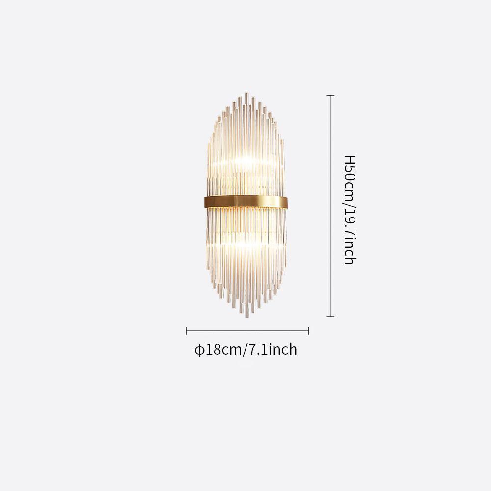 Miravique Gold Wall Lamp