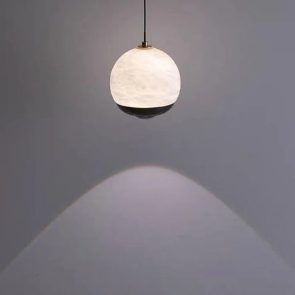 LumiereNordique - Luster in Marble and Alabaster Lamp