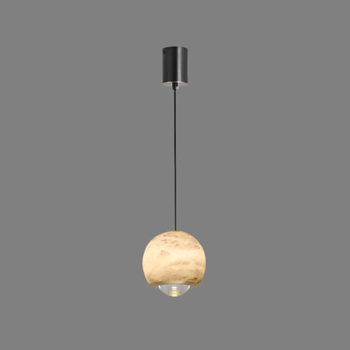 LumiereNordique - Luster in Marble and Alabaster Lamp