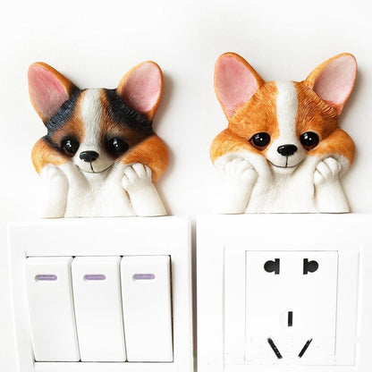 Puppy Switch 3D Decor