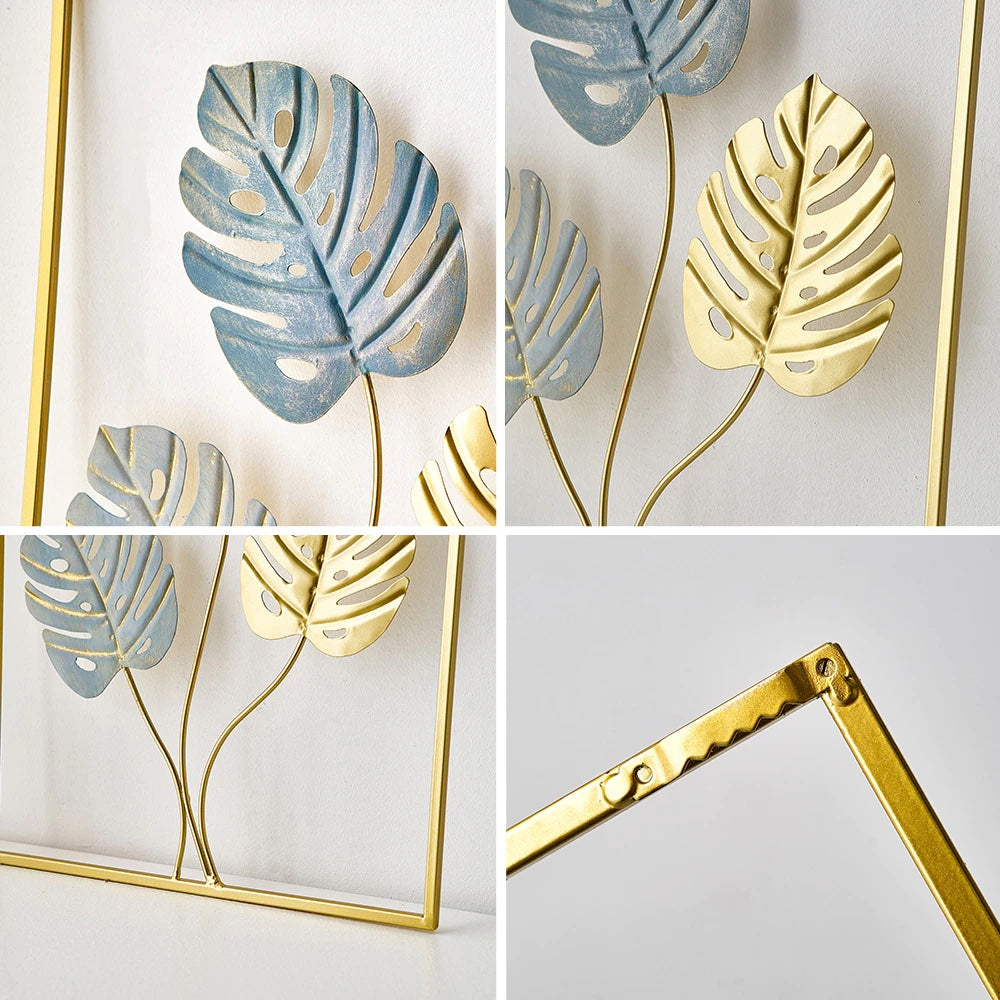 Metal Leaf Wall Decor