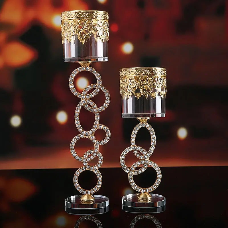 Diamond Ring Candle Holder